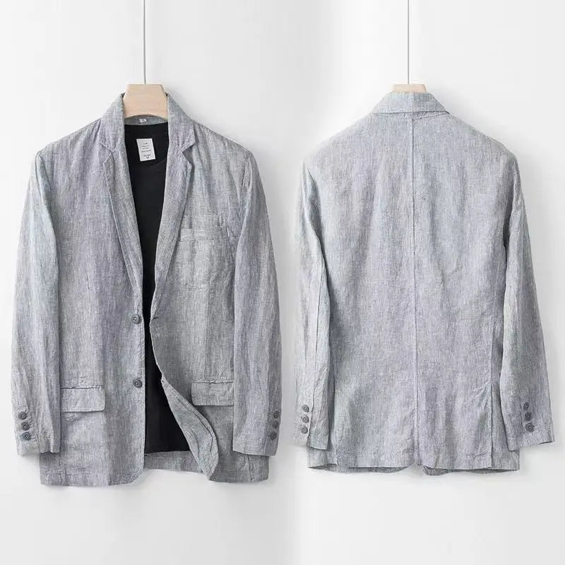 Elegante chaqueta de lino