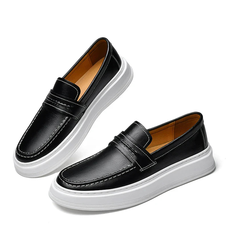 Zapatos náuticos de piel