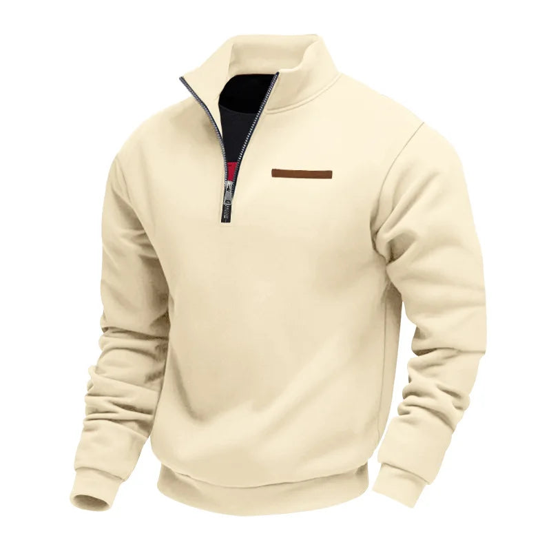 Jersey casual con cremallera