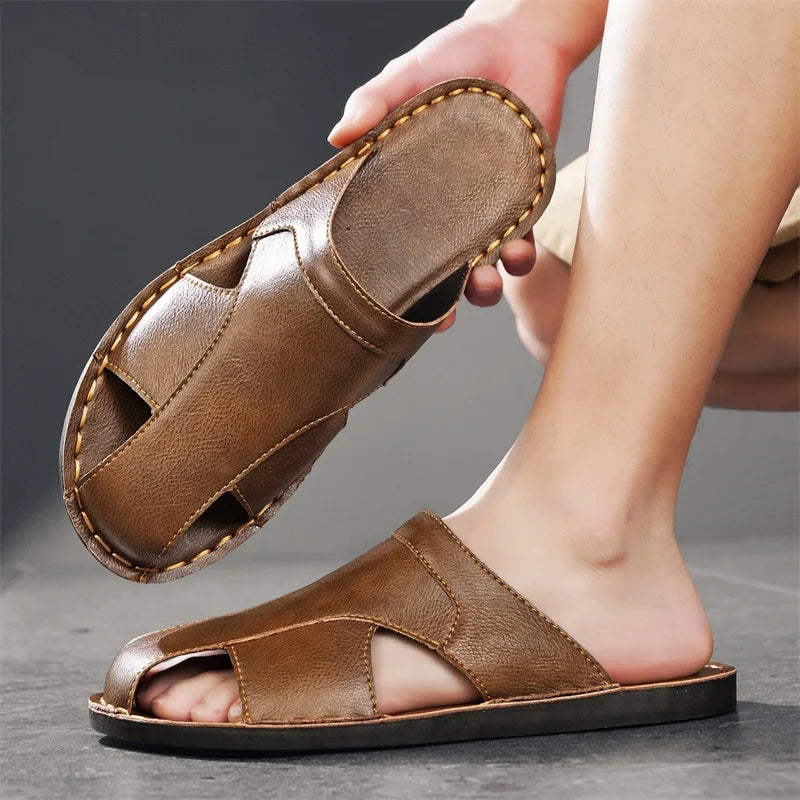 Sandalias de cuero de alta calidad