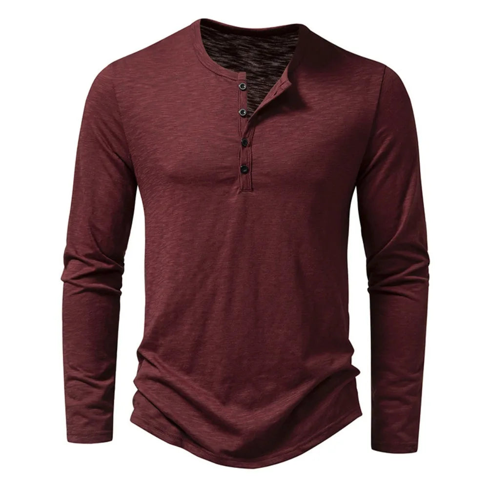 Polo de algodón de manga larga