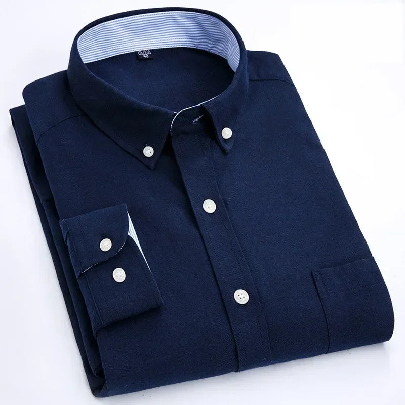 Camisa de algodón de manga larga