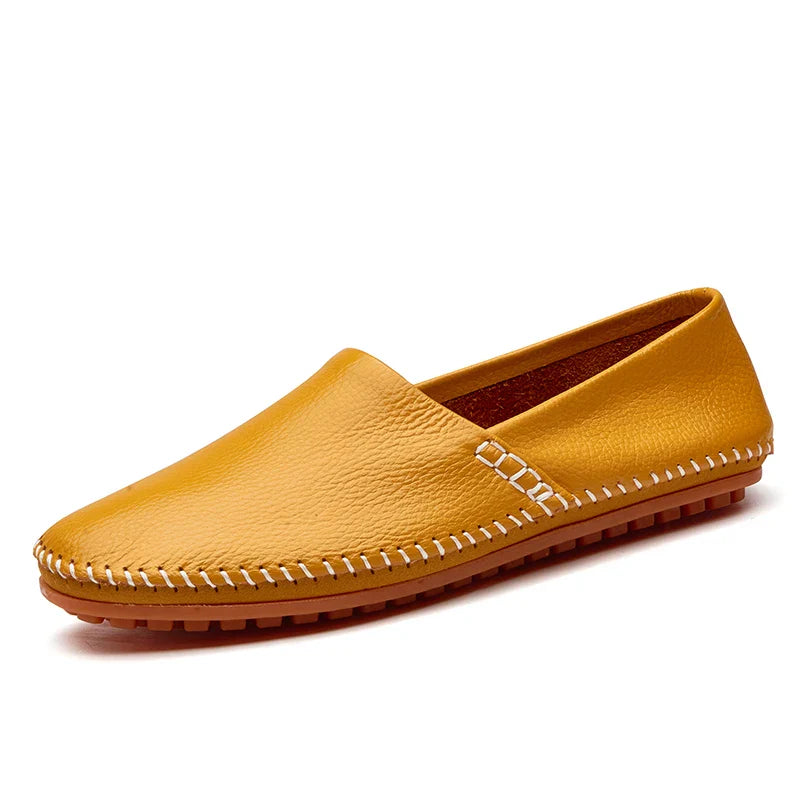 Mocasines de piel clara