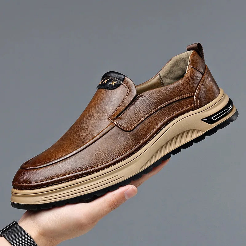 Zapatos elegantes de cuero para caminar