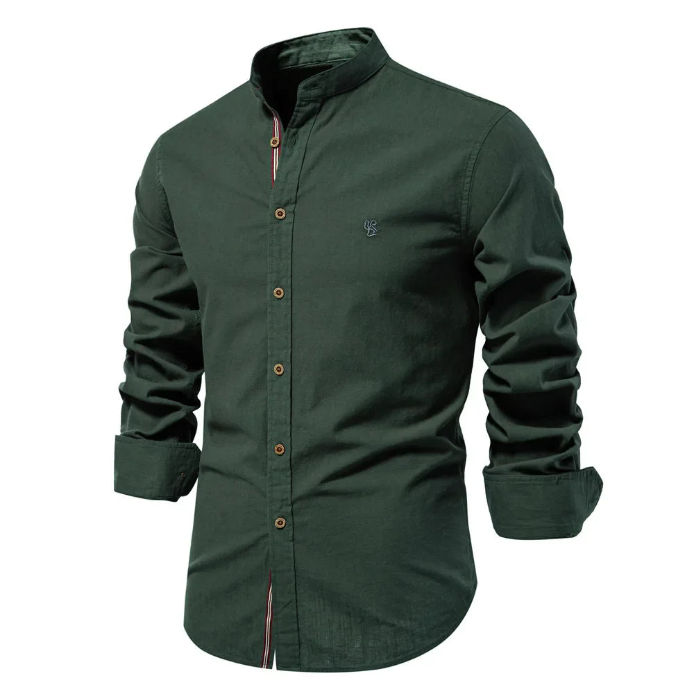 Elegante camisa de lino