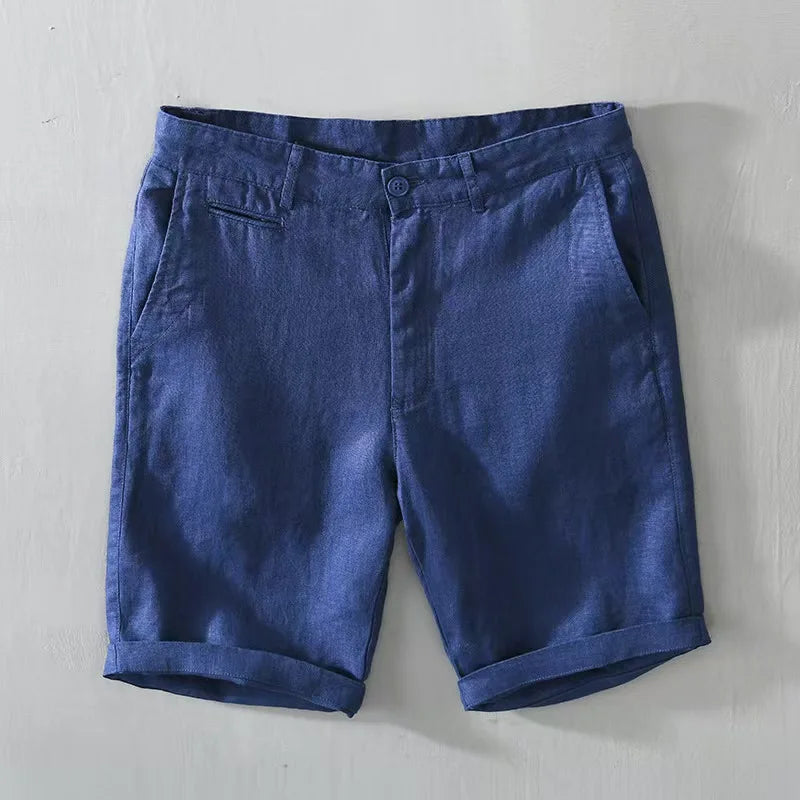 Pantalones cortos de lino de alta calidad