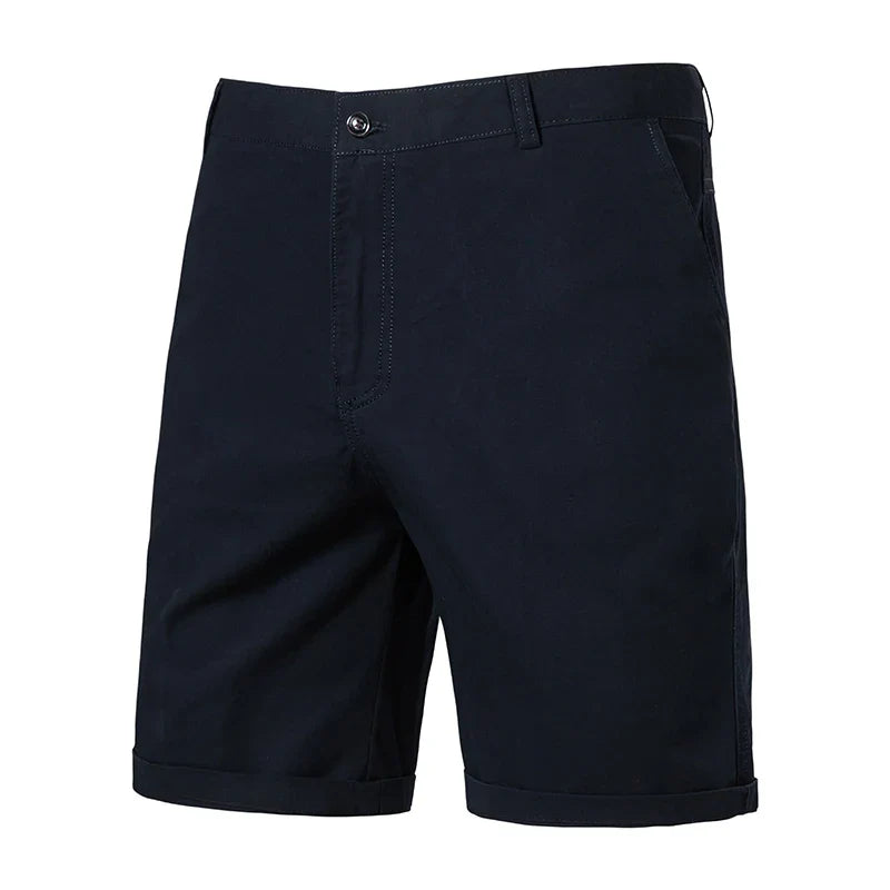 Elegantes pantalones cortos de algodón