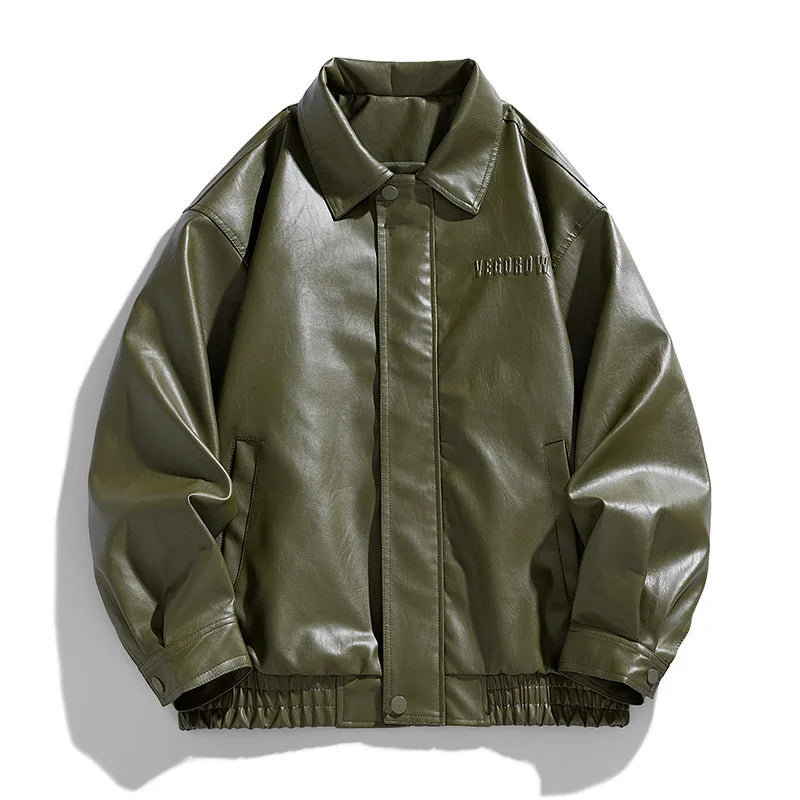 Chaqueta de cuero para moto