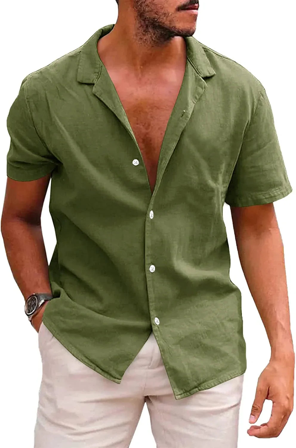 Elegante camisa de verano