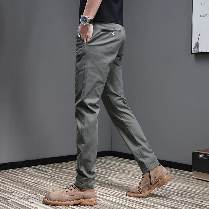 Pantalones informales de algodón