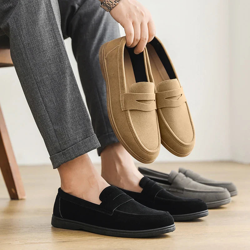Elegantes mocasines transpirables