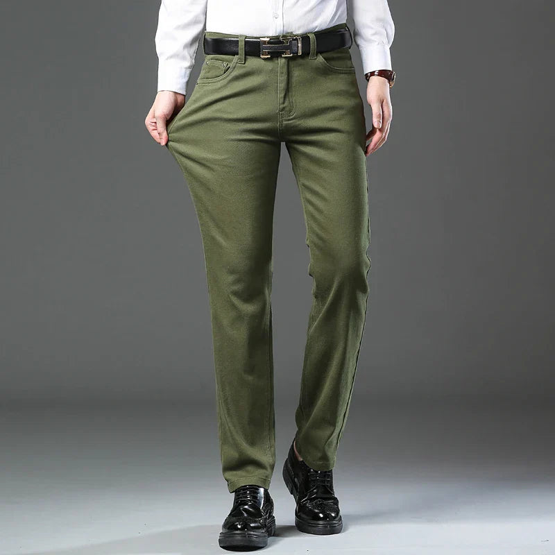 Elegantes vaqueros de algodón