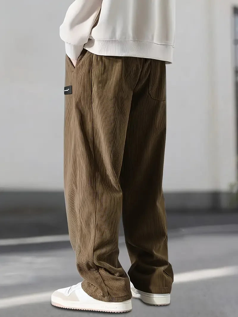 Pantalones informales de pana