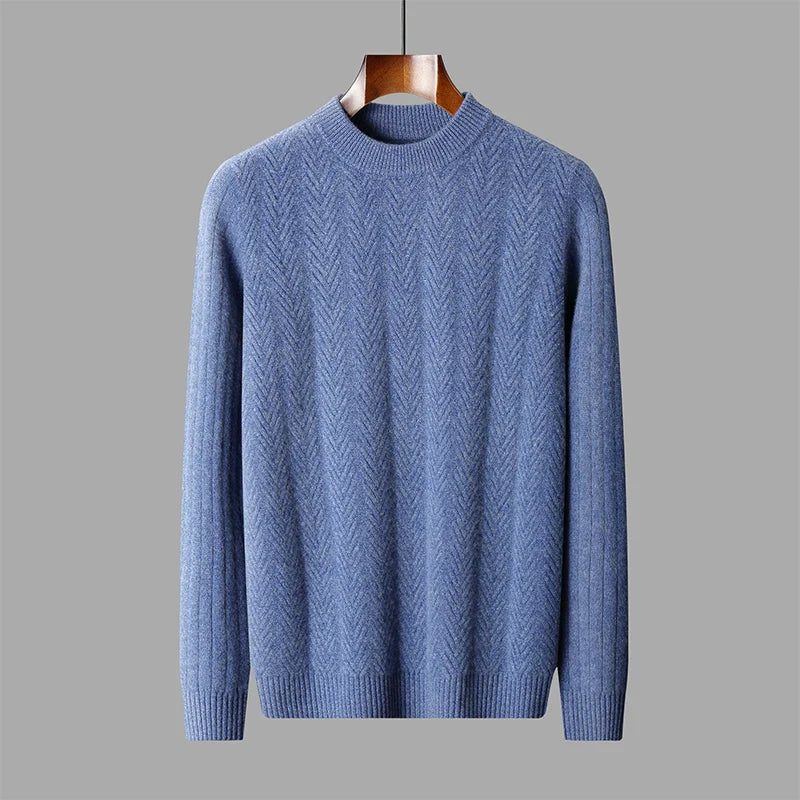 Elegante jersey grueso de cachemira
