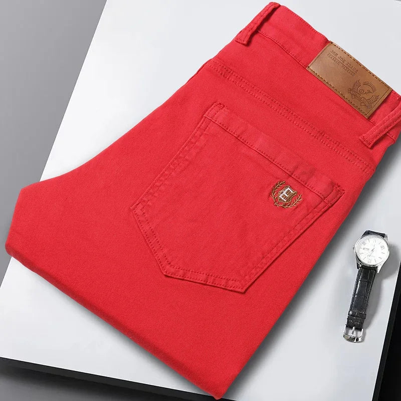 Elegantes vaqueros elásticos de denim