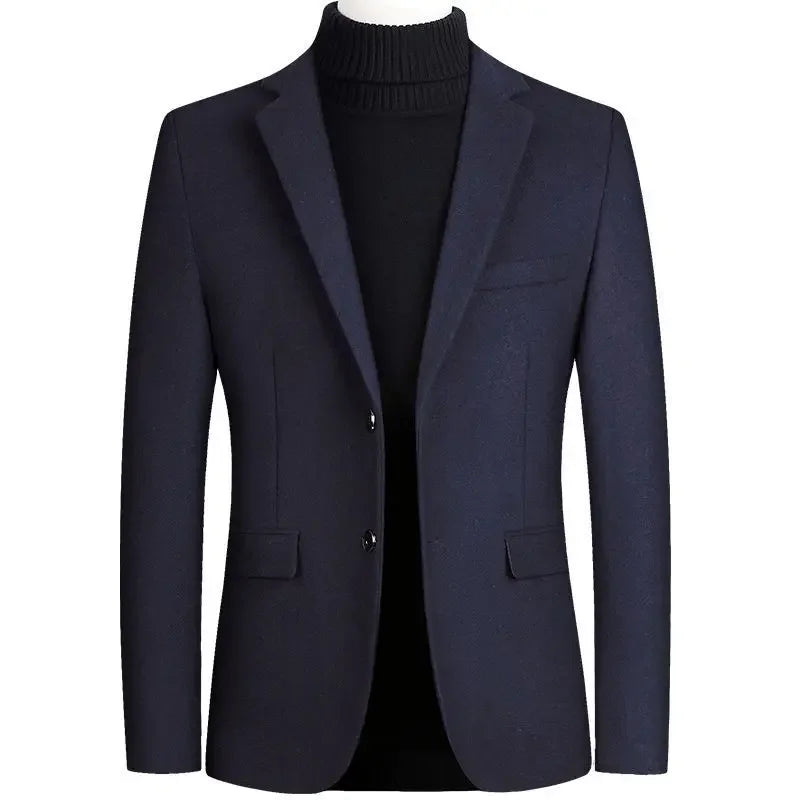 Elegante blazer de lana