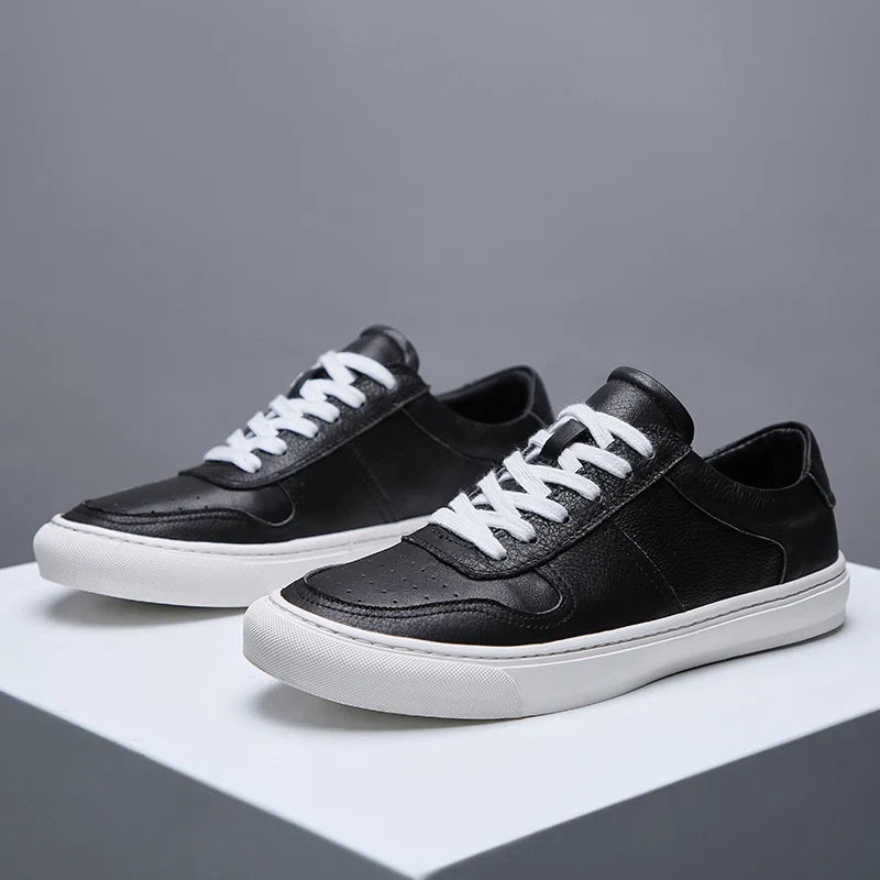 Elegantes zapatos de piel