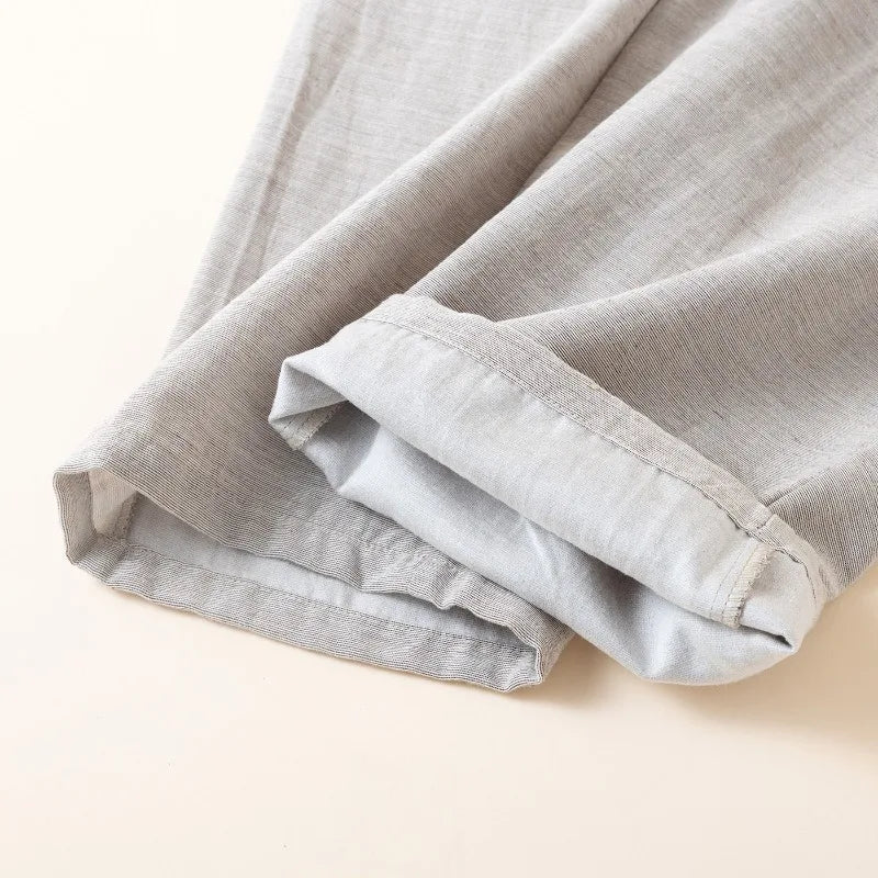 Juego de ropa de cama de lino ligero