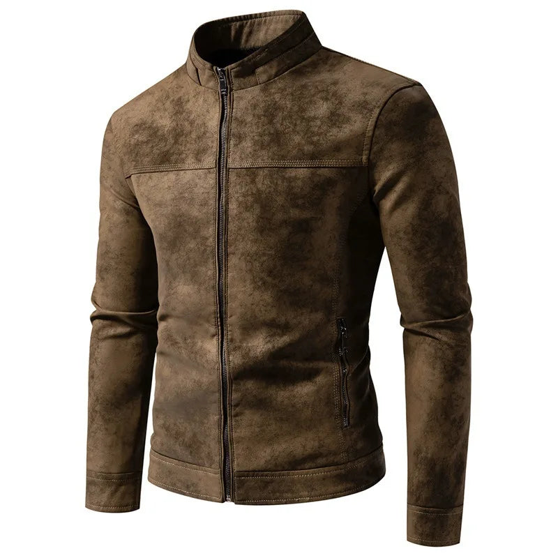 Chaqueta de piel gruesa