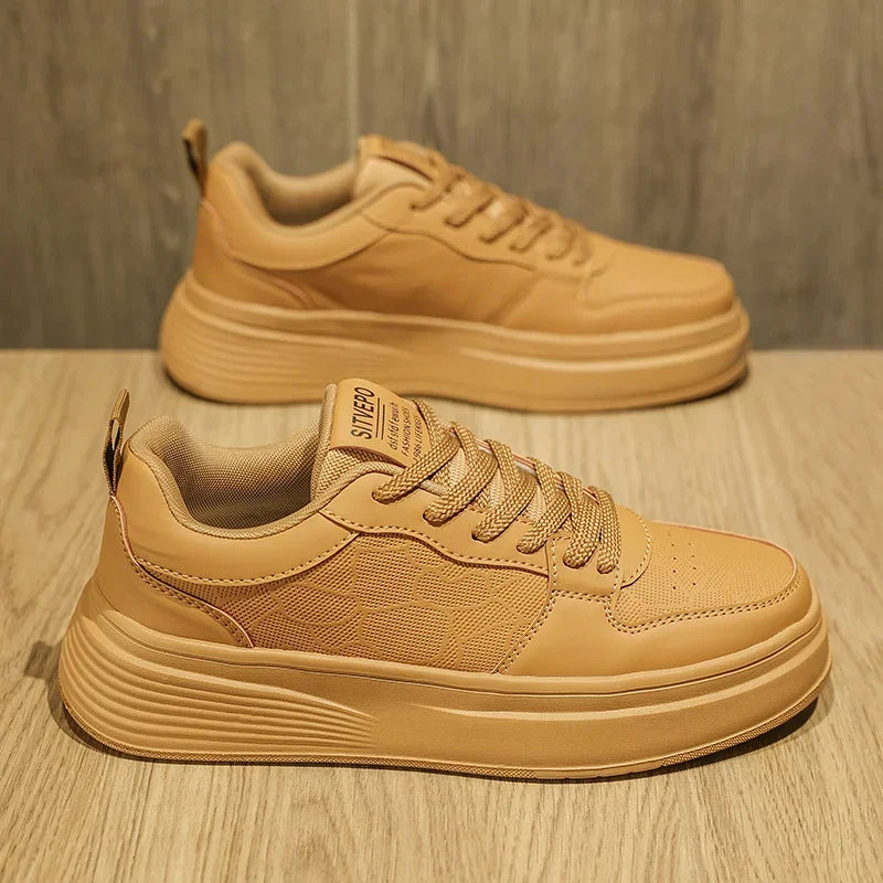 Elegantes zapatillas de piel