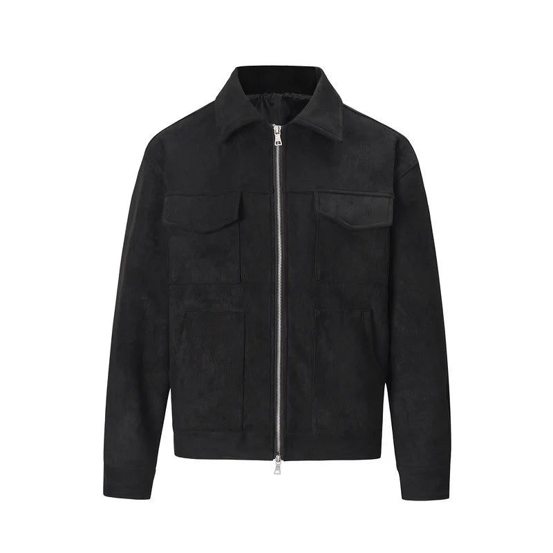 Chaqueta informal de ante