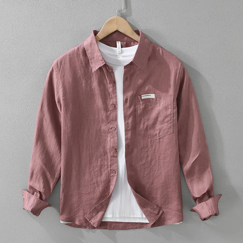 Camisa casual de lino