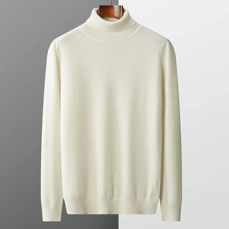 Jersey de cuello alto de lana merino Monaco