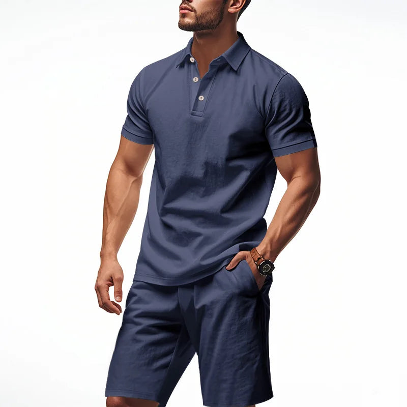 Elegante conjunto de algodón