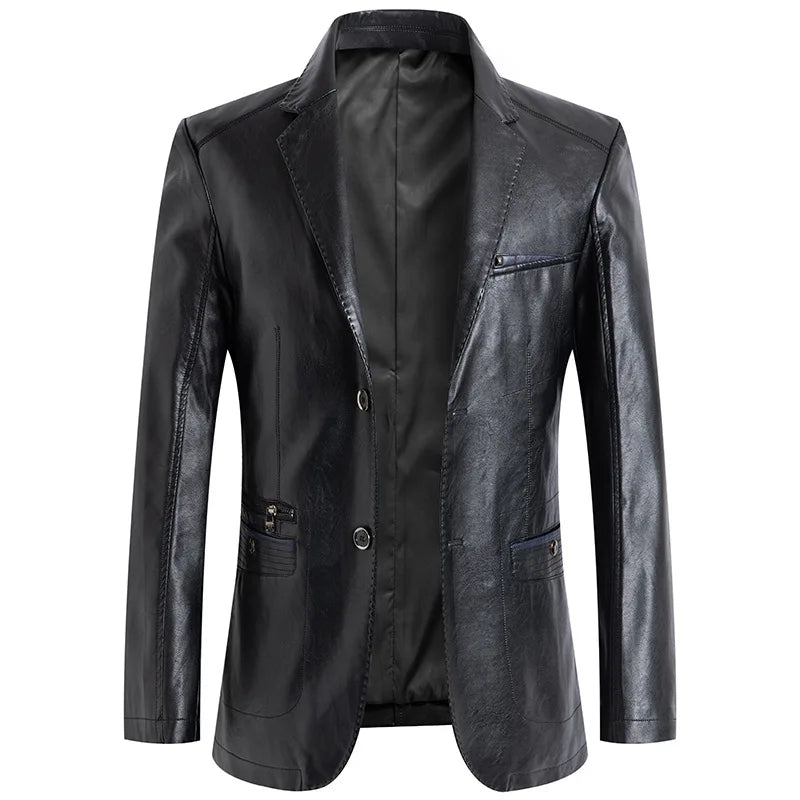 Chaqueta de cuero chic