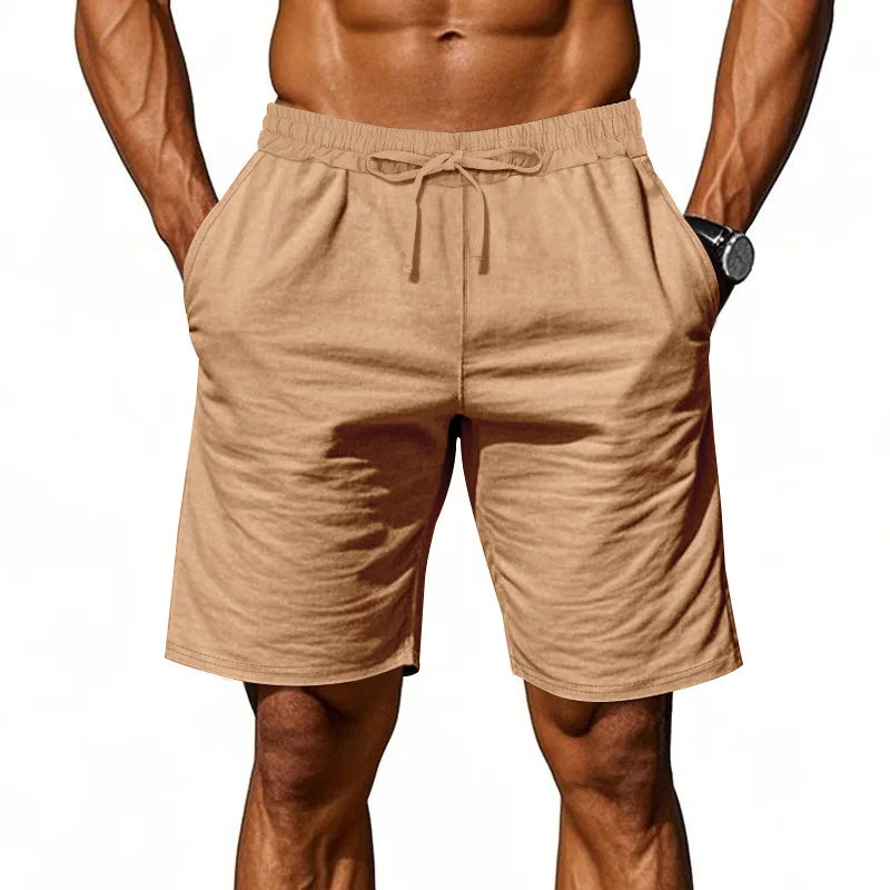 Pantalones cortos de verano de lino elegantes