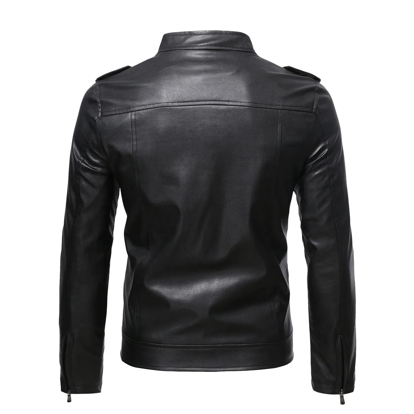 Chaqueta de cuero informal