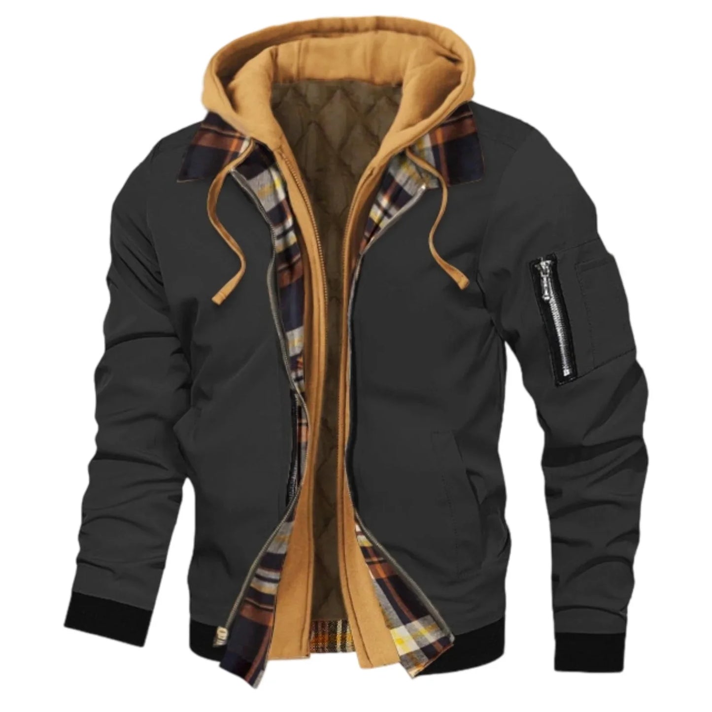 Chaqueta informal con capucha