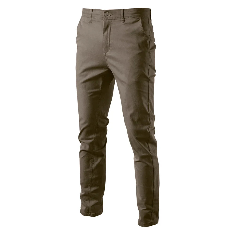 Pantalones informales de algodón