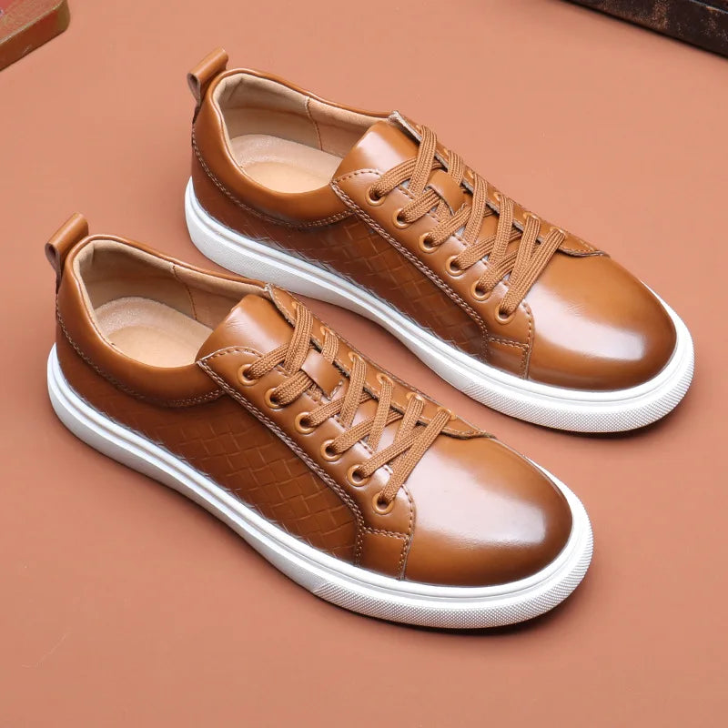 Zapatos casuales de cuero