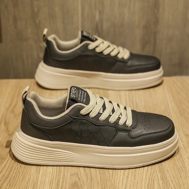 Elegantes zapatillas de piel