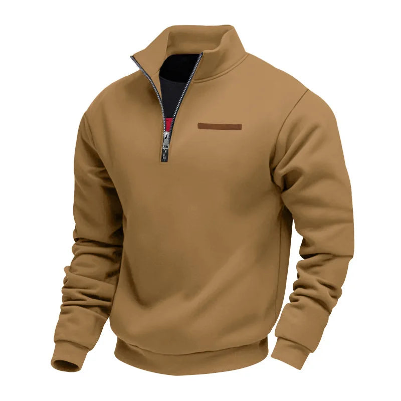 Jersey casual con cremallera