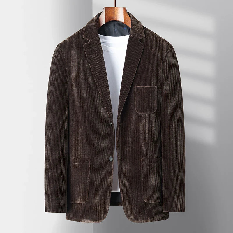 Elegante traje de pana Blazer