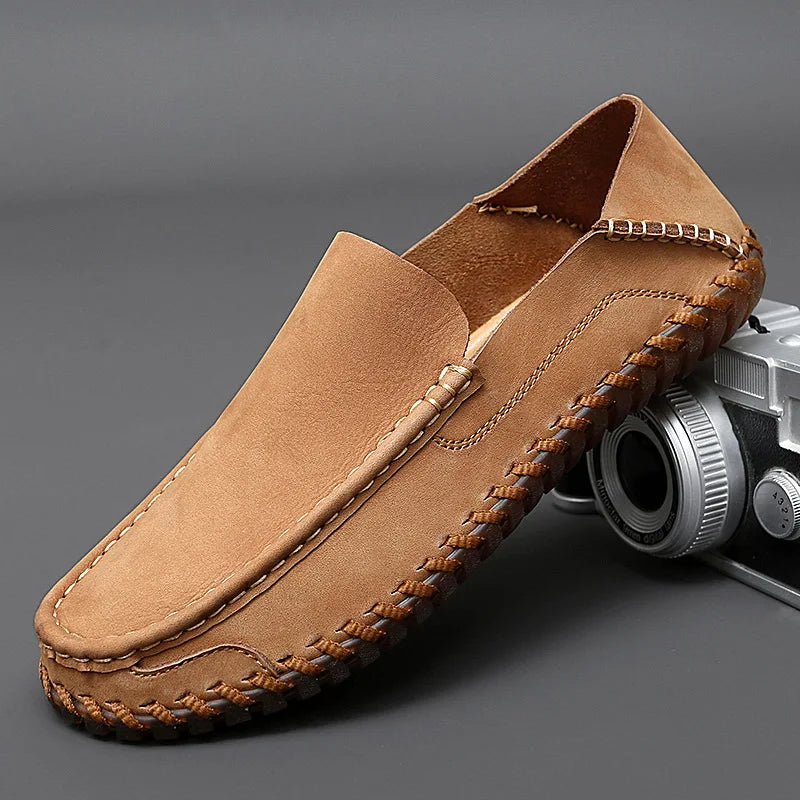 Mocasines informales de cuero