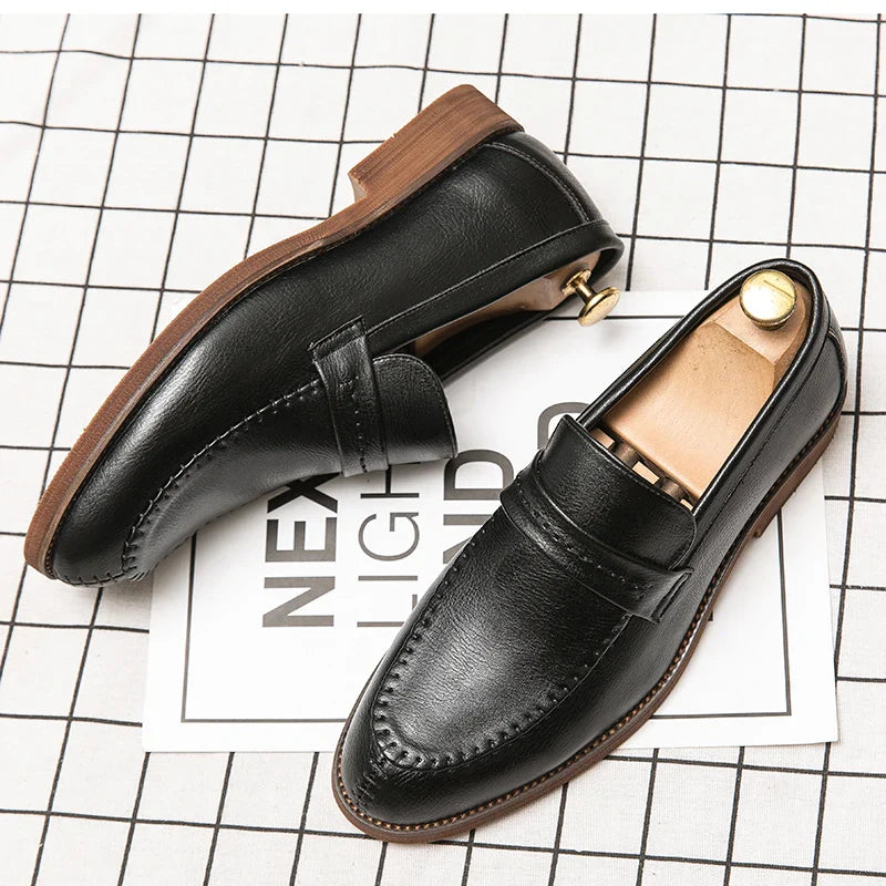 Mocasines de piel