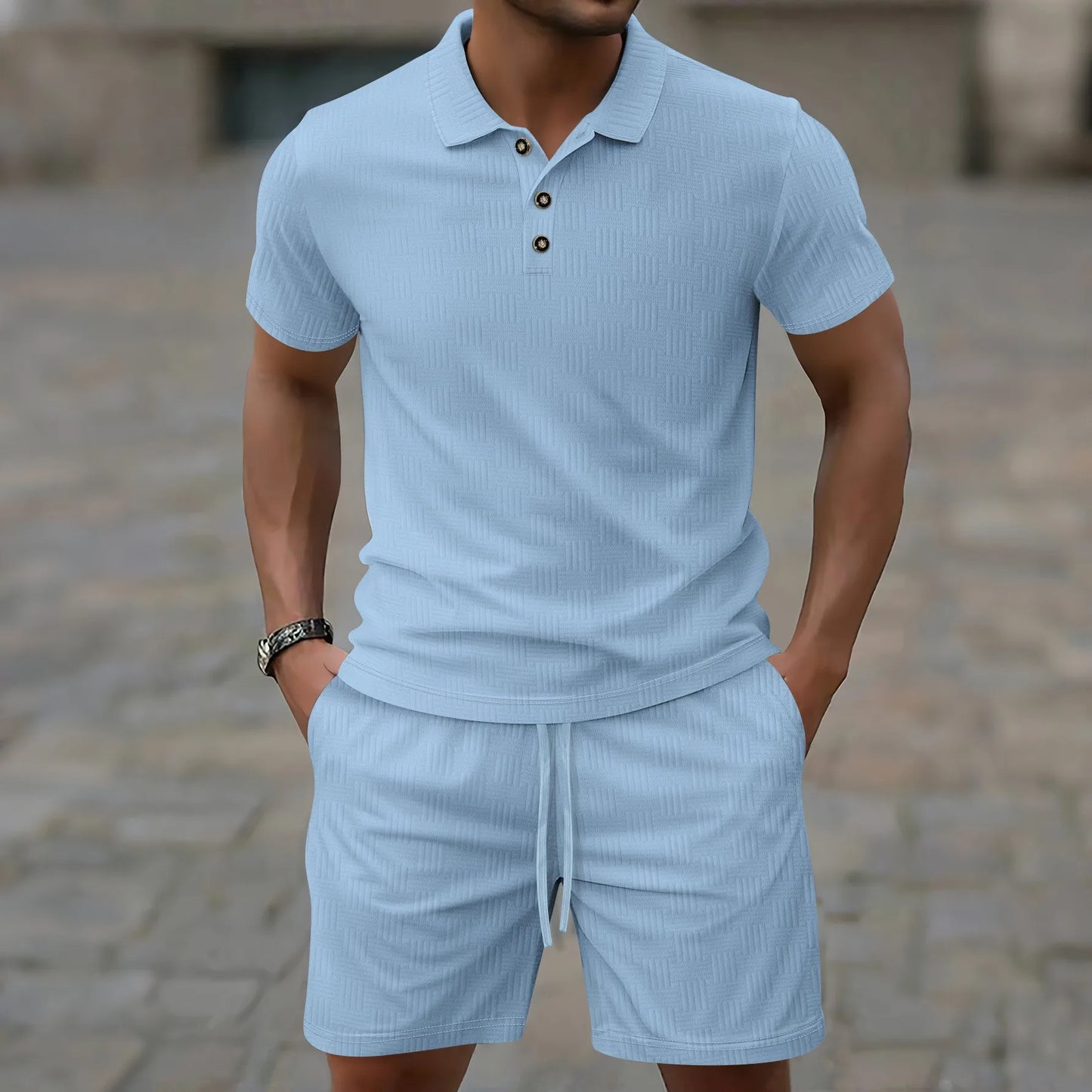 Conjunto de polo de verano