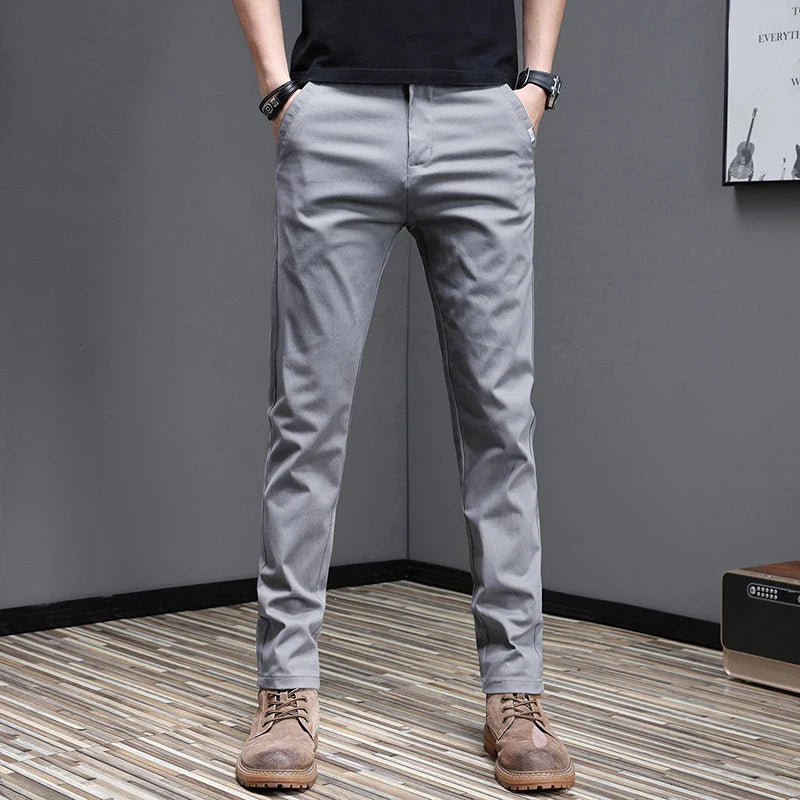 Pantalones informales de algodón