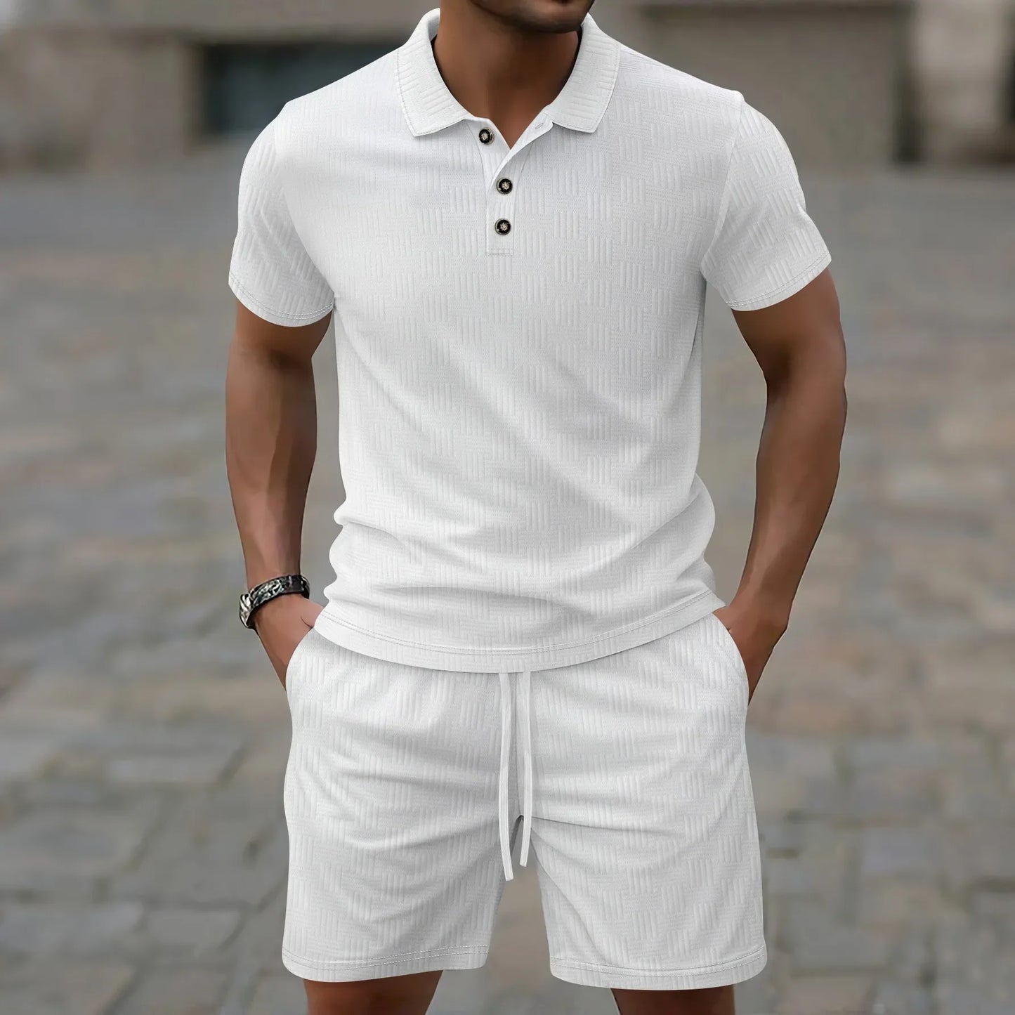 Conjunto de polo de verano