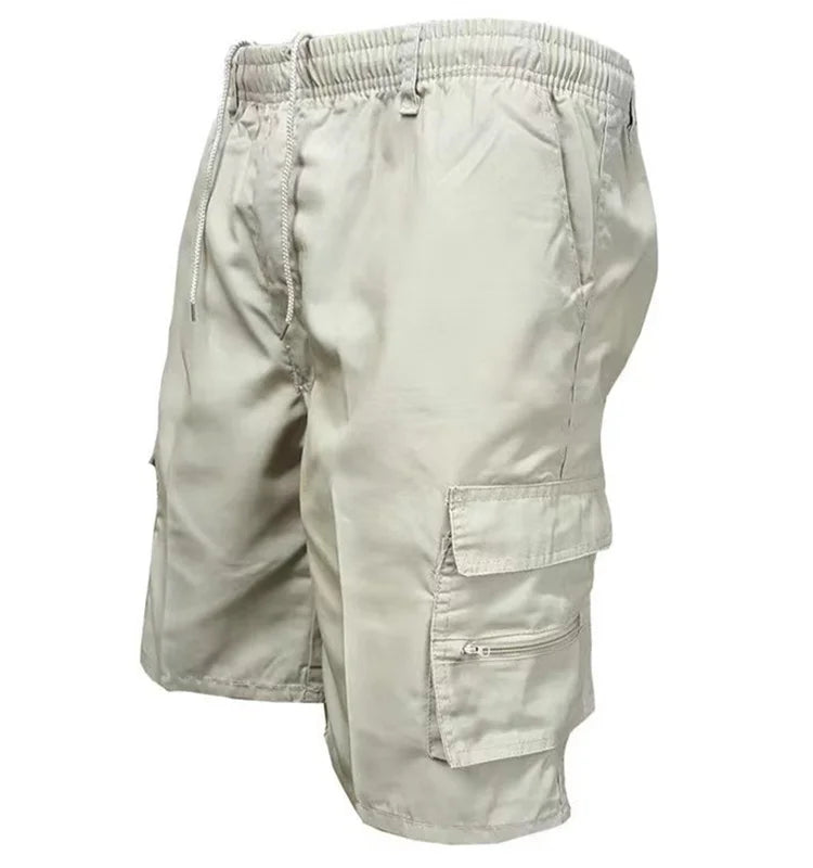 Pantalones cortos tipo cargo para hombre