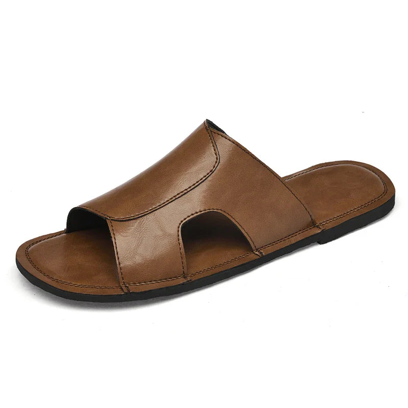 Zapatillas de cuero elegantes para hombre