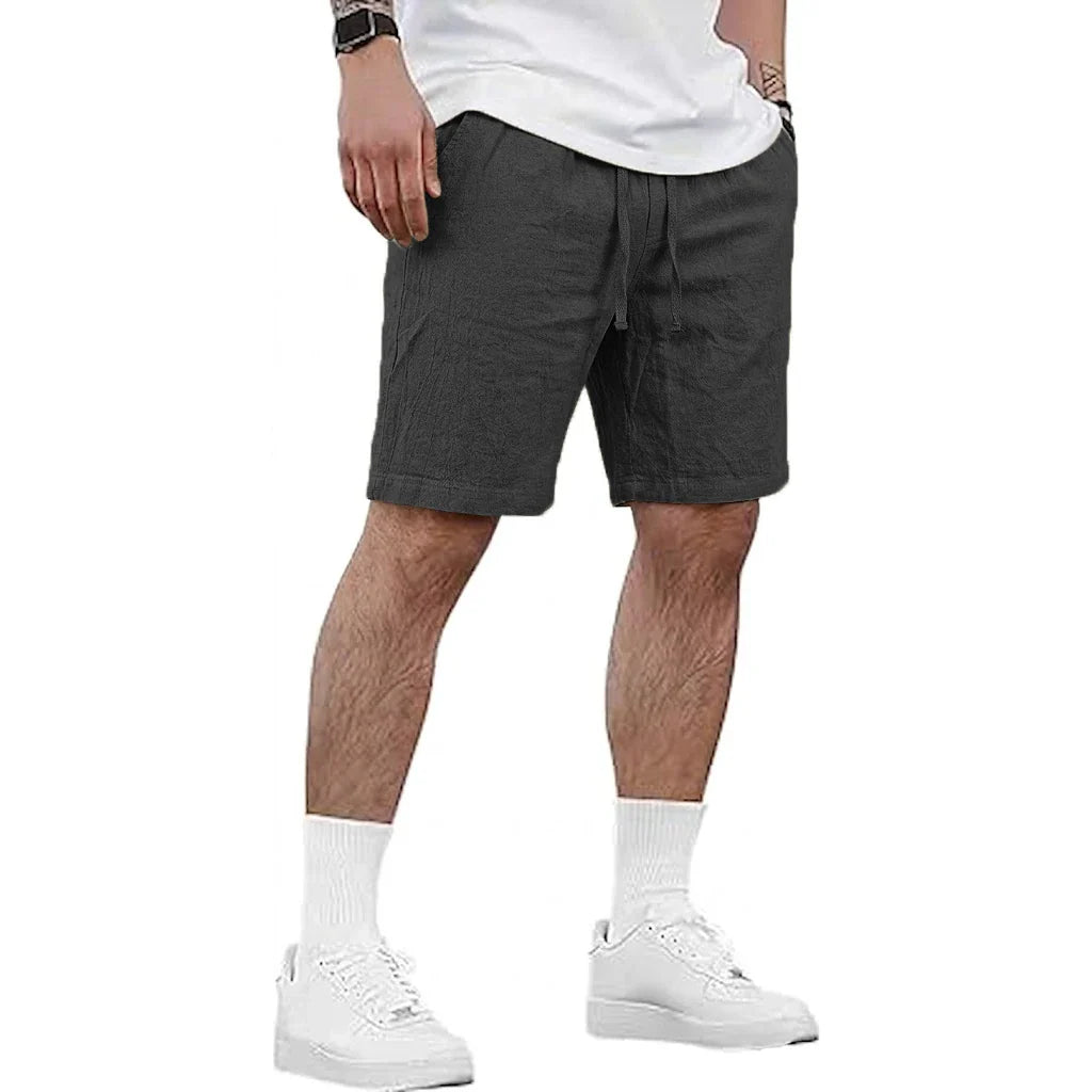 Pantalones cortos de lino para hombre