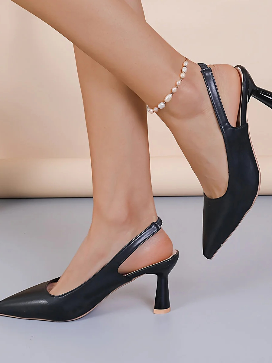 Tacón Slingback Elegante