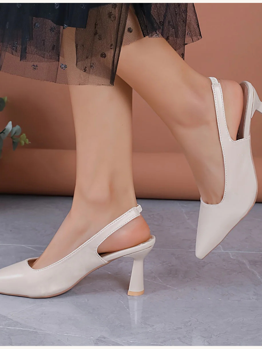 Tacón Slingback Elegante