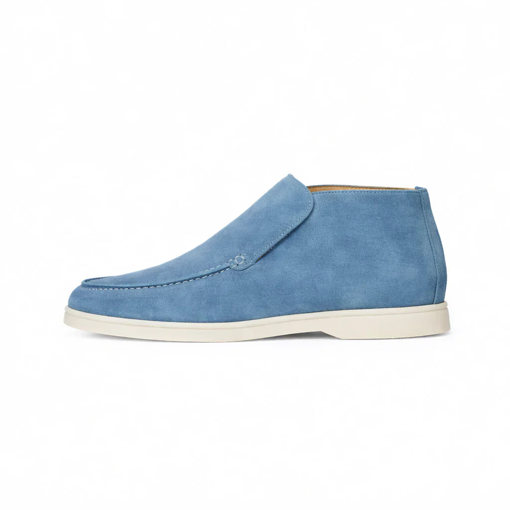 Mocasines elegantes de ante