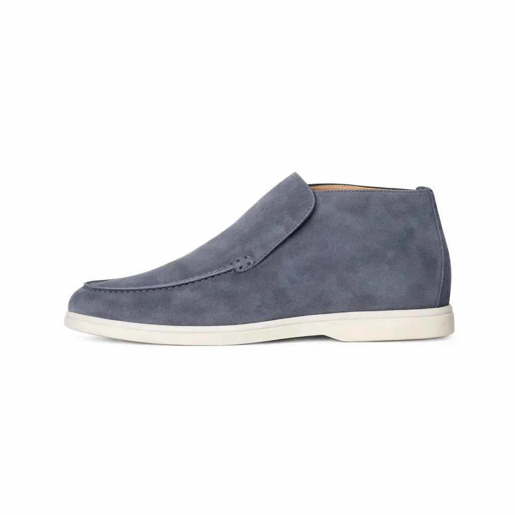 Mocasines elegantes de ante