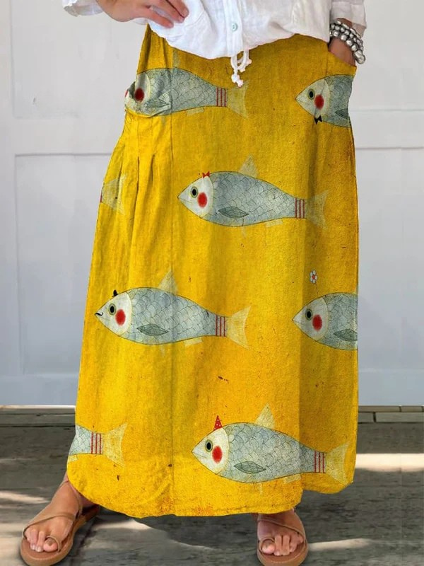 Falda Estampada Ligera